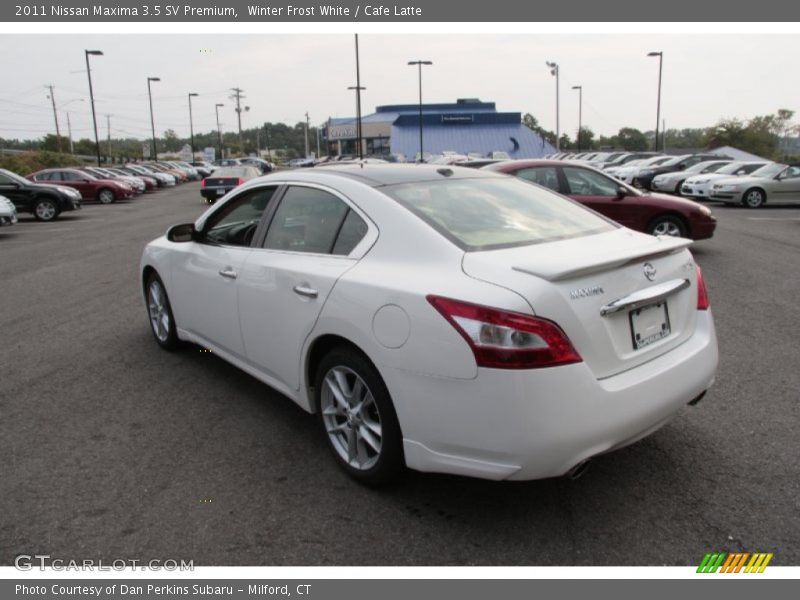 Winter Frost White / Cafe Latte 2011 Nissan Maxima 3.5 SV Premium