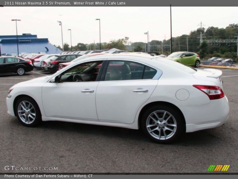 Winter Frost White / Cafe Latte 2011 Nissan Maxima 3.5 SV Premium