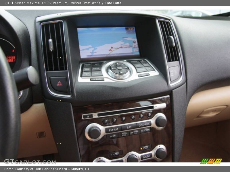 Winter Frost White / Cafe Latte 2011 Nissan Maxima 3.5 SV Premium