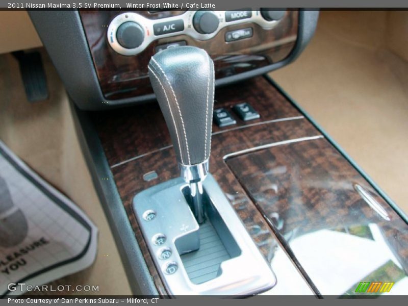 Winter Frost White / Cafe Latte 2011 Nissan Maxima 3.5 SV Premium