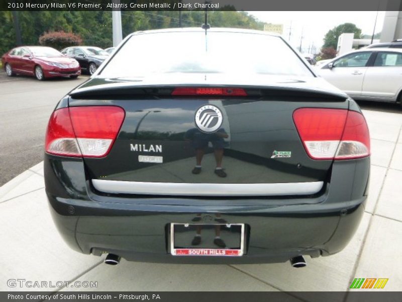 Atlantis Green Metallic / Dark Charcoal 2010 Mercury Milan V6 Premier