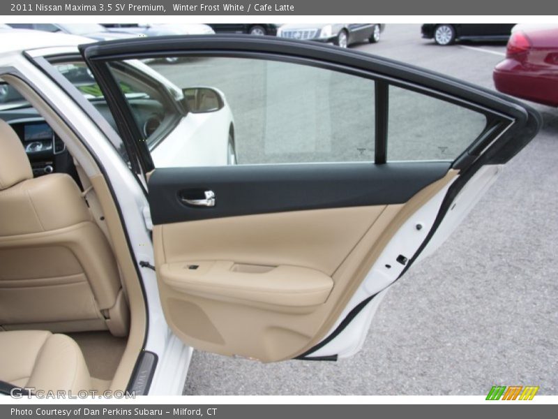 Winter Frost White / Cafe Latte 2011 Nissan Maxima 3.5 SV Premium