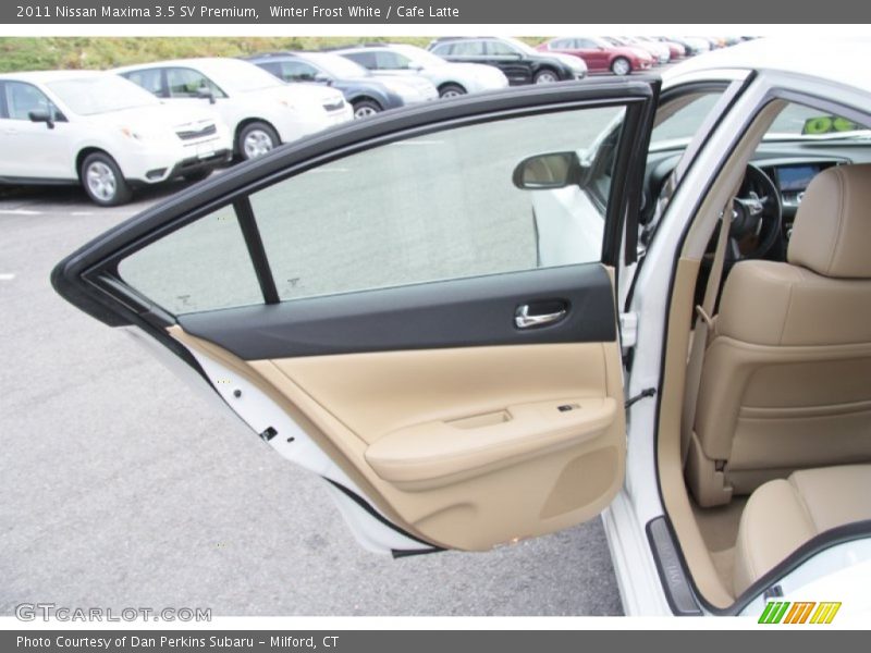 Winter Frost White / Cafe Latte 2011 Nissan Maxima 3.5 SV Premium