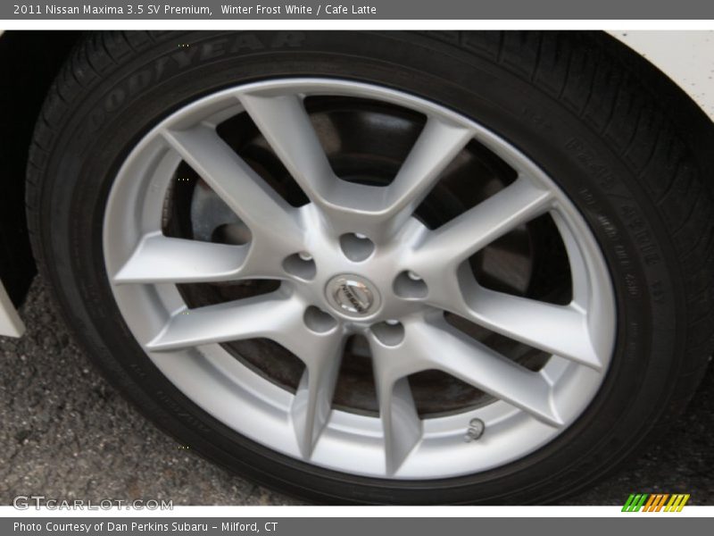 Winter Frost White / Cafe Latte 2011 Nissan Maxima 3.5 SV Premium
