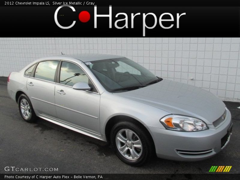 Silver Ice Metallic / Gray 2012 Chevrolet Impala LS