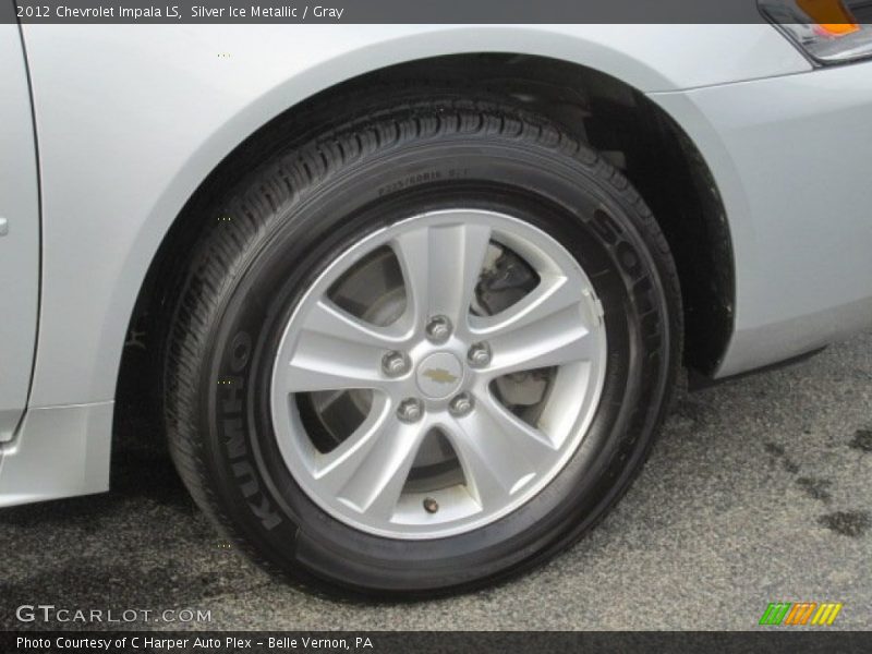 Silver Ice Metallic / Gray 2012 Chevrolet Impala LS