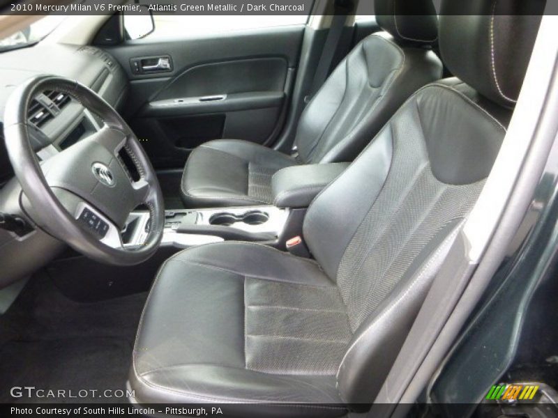 Atlantis Green Metallic / Dark Charcoal 2010 Mercury Milan V6 Premier