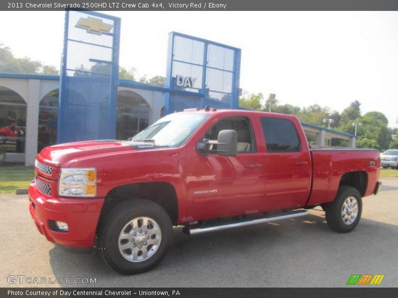 Victory Red / Ebony 2013 Chevrolet Silverado 2500HD LTZ Crew Cab 4x4