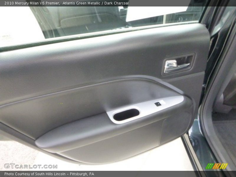 Atlantis Green Metallic / Dark Charcoal 2010 Mercury Milan V6 Premier