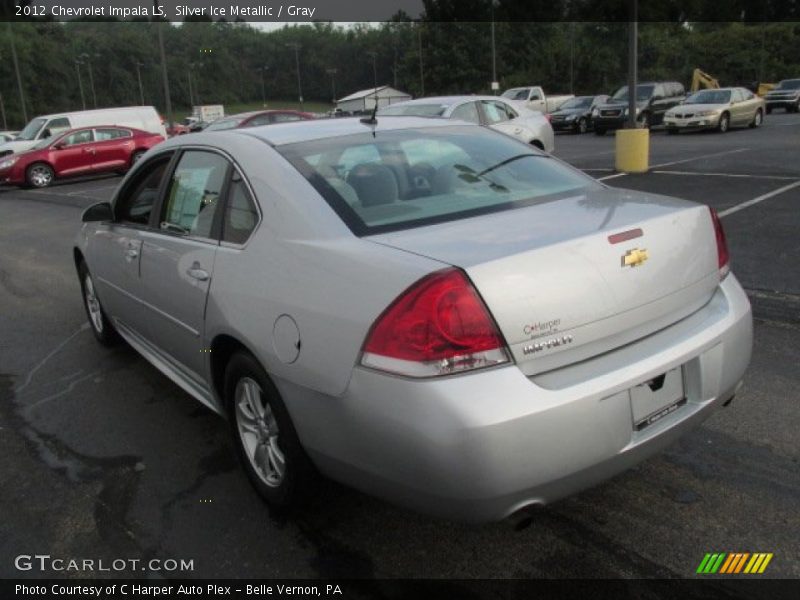 Silver Ice Metallic / Gray 2012 Chevrolet Impala LS