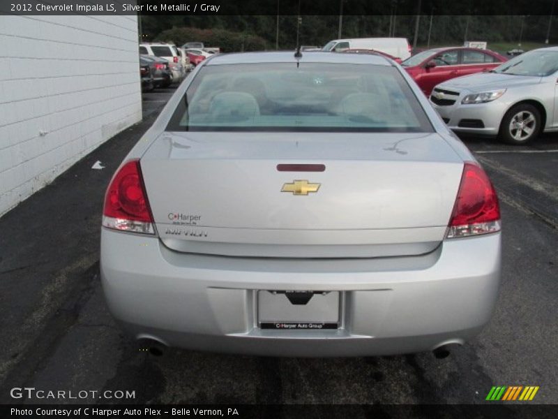 Silver Ice Metallic / Gray 2012 Chevrolet Impala LS
