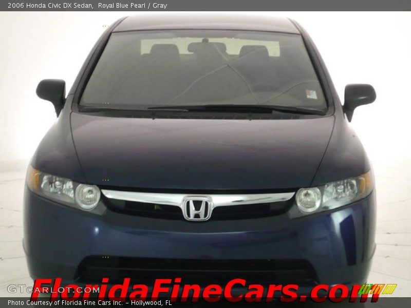 Royal Blue Pearl / Gray 2006 Honda Civic DX Sedan