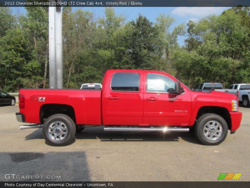 Victory Red / Ebony 2013 Chevrolet Silverado 2500HD LTZ Crew Cab 4x4