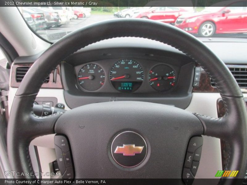Silver Ice Metallic / Gray 2012 Chevrolet Impala LS