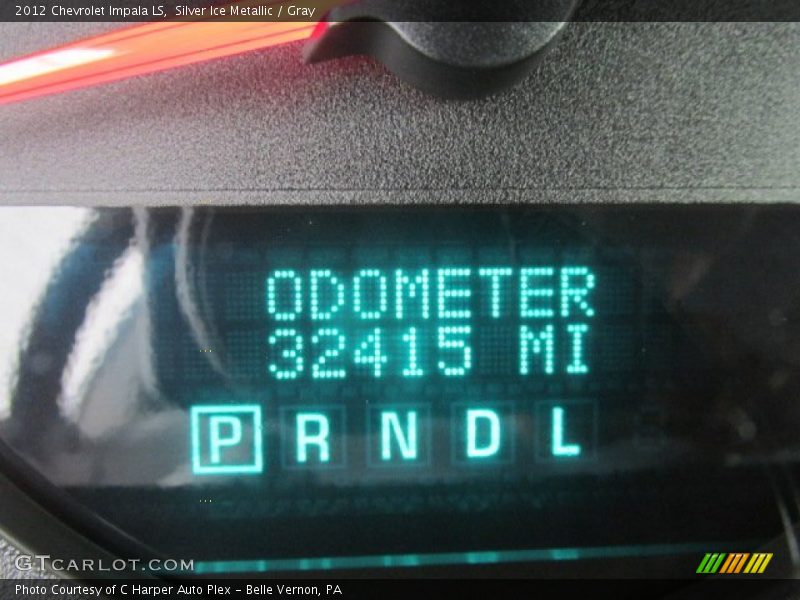 Silver Ice Metallic / Gray 2012 Chevrolet Impala LS