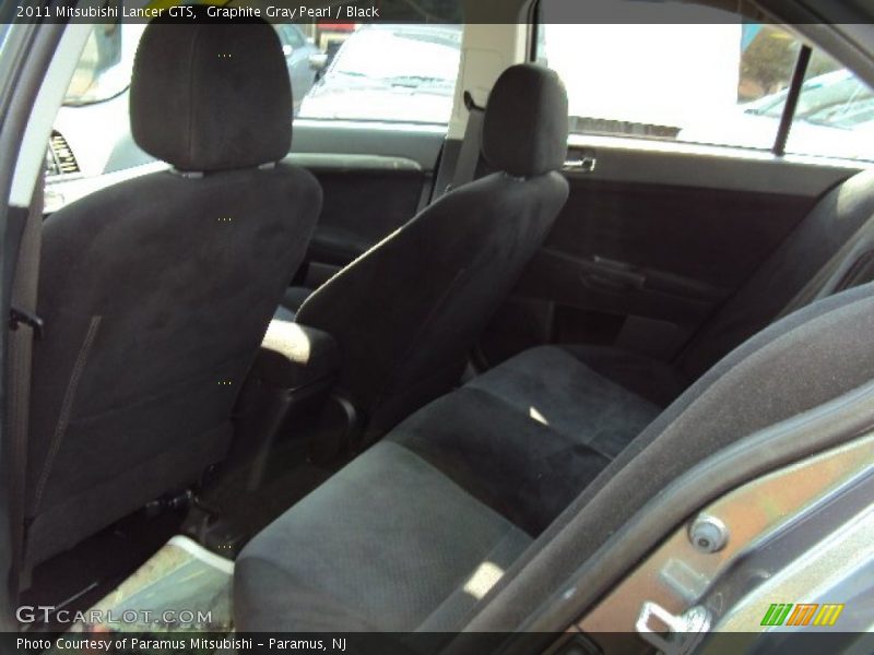 Graphite Gray Pearl / Black 2011 Mitsubishi Lancer GTS