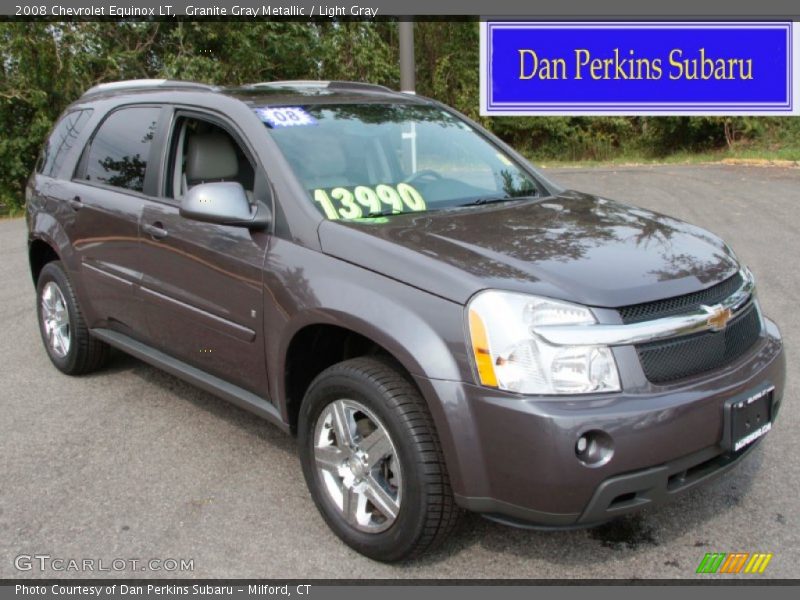 Granite Gray Metallic / Light Gray 2008 Chevrolet Equinox LT