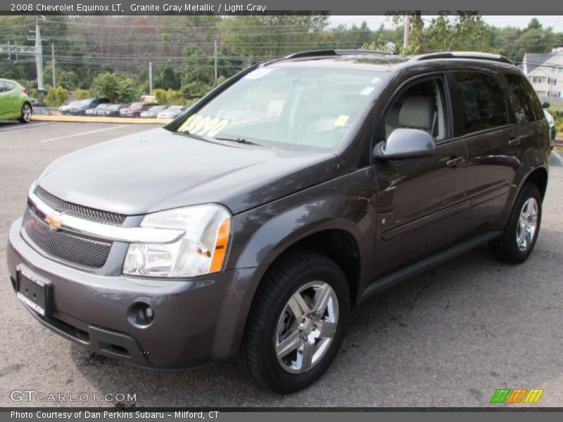 Granite Gray Metallic / Light Gray 2008 Chevrolet Equinox LT