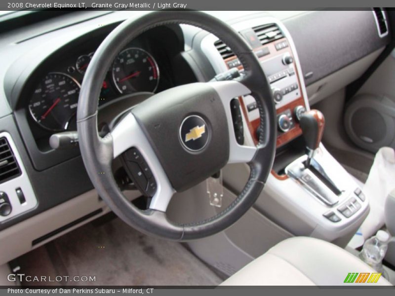 Granite Gray Metallic / Light Gray 2008 Chevrolet Equinox LT