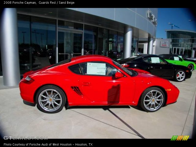 Guards Red / Sand Beige 2008 Porsche Cayman