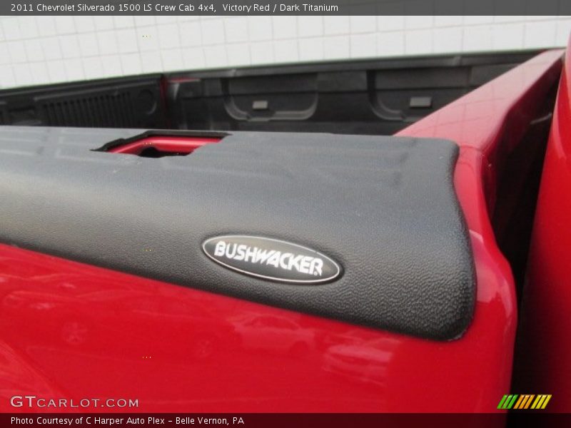 Victory Red / Dark Titanium 2011 Chevrolet Silverado 1500 LS Crew Cab 4x4
