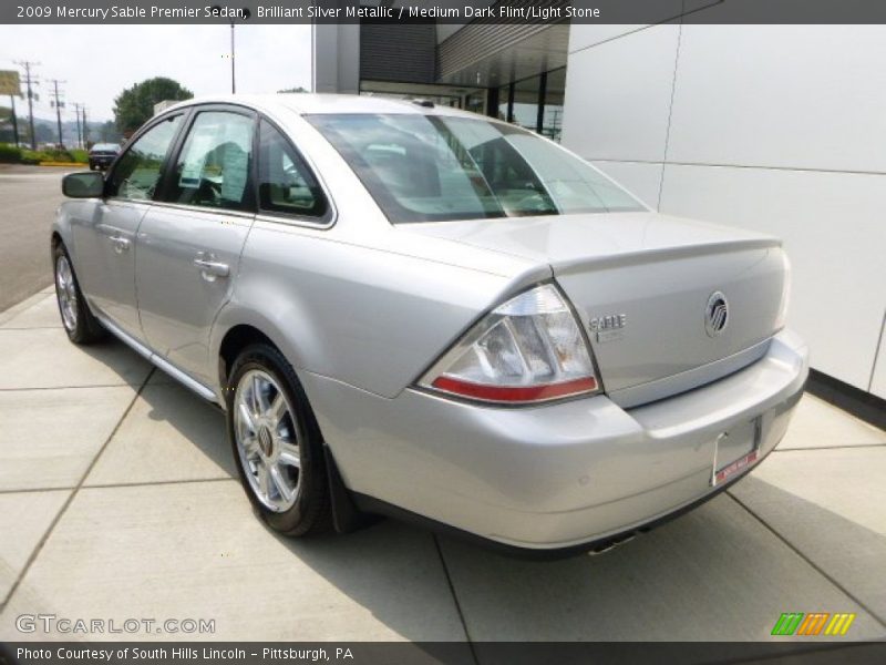 Brilliant Silver Metallic / Medium Dark Flint/Light Stone 2009 Mercury Sable Premier Sedan