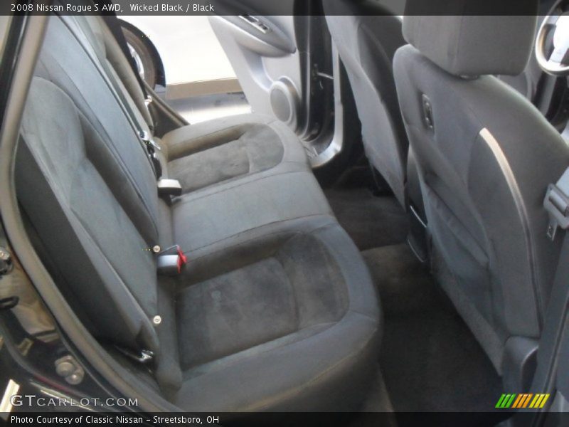 Wicked Black / Black 2008 Nissan Rogue S AWD