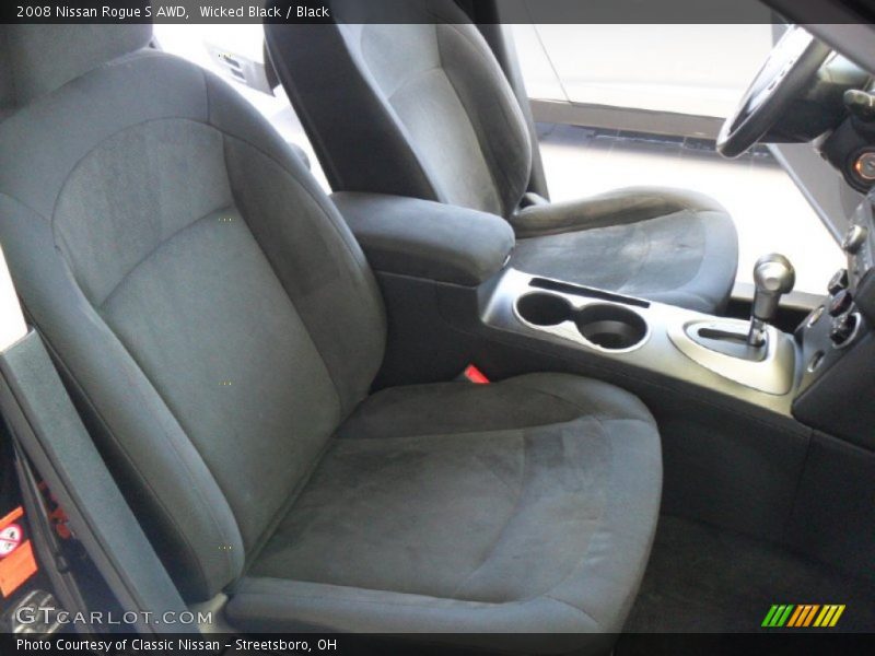 Wicked Black / Black 2008 Nissan Rogue S AWD