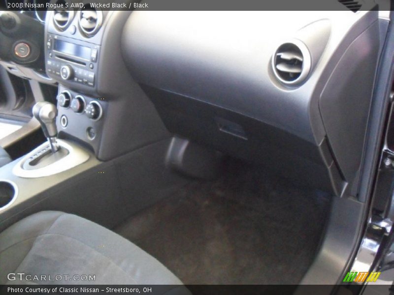 Wicked Black / Black 2008 Nissan Rogue S AWD