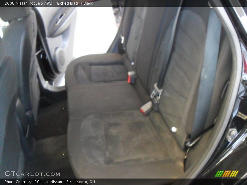 Wicked Black / Black 2008 Nissan Rogue S AWD
