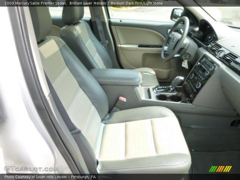 Brilliant Silver Metallic / Medium Dark Flint/Light Stone 2009 Mercury Sable Premier Sedan