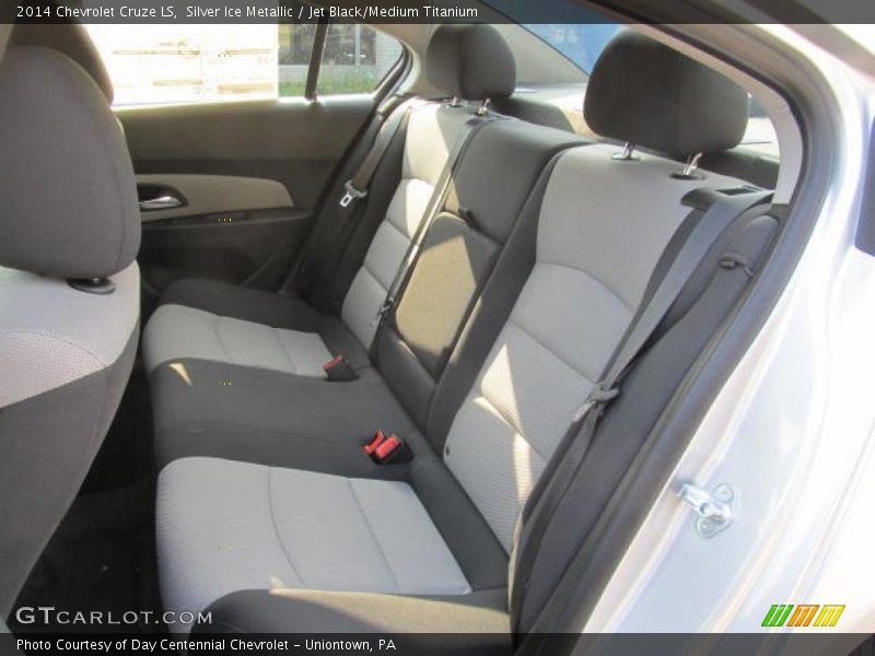 Silver Ice Metallic / Jet Black/Medium Titanium 2014 Chevrolet Cruze LS
