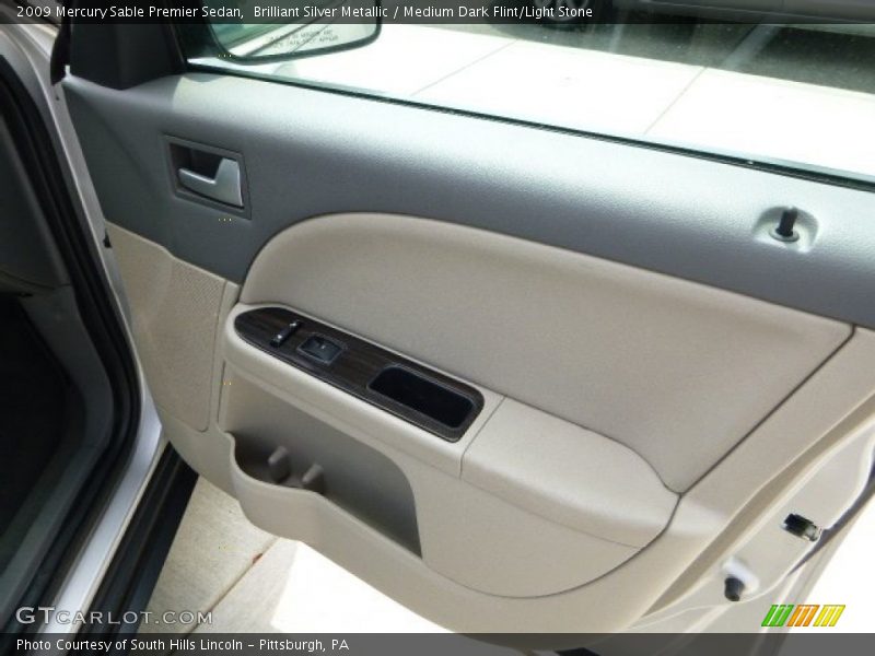 Brilliant Silver Metallic / Medium Dark Flint/Light Stone 2009 Mercury Sable Premier Sedan