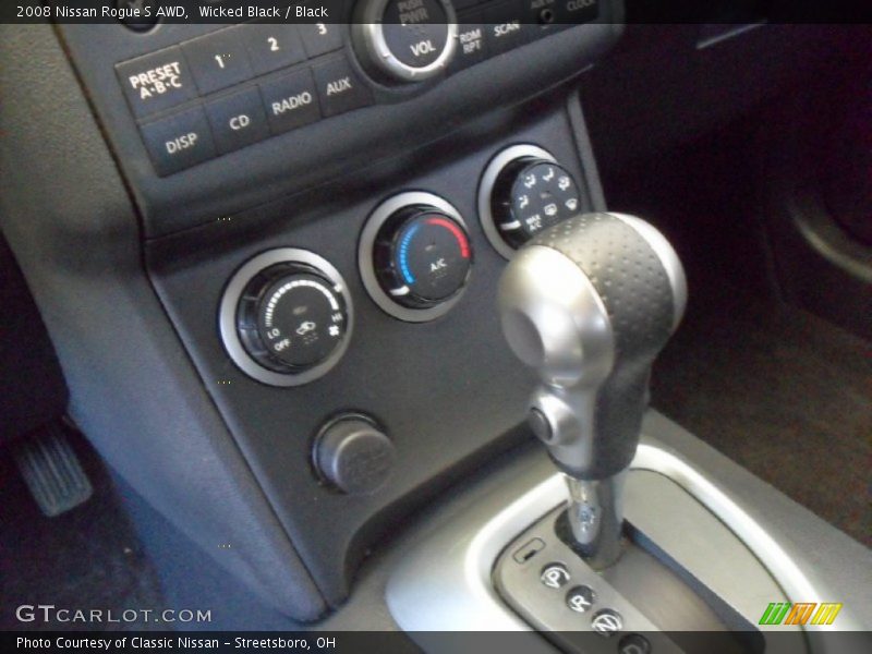 Wicked Black / Black 2008 Nissan Rogue S AWD