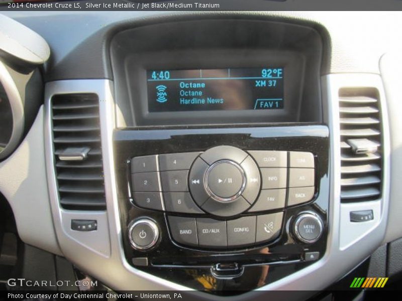 Silver Ice Metallic / Jet Black/Medium Titanium 2014 Chevrolet Cruze LS