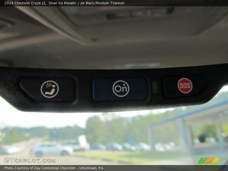 Silver Ice Metallic / Jet Black/Medium Titanium 2014 Chevrolet Cruze LS