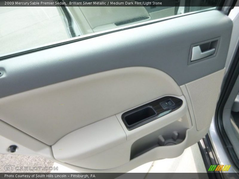 Brilliant Silver Metallic / Medium Dark Flint/Light Stone 2009 Mercury Sable Premier Sedan