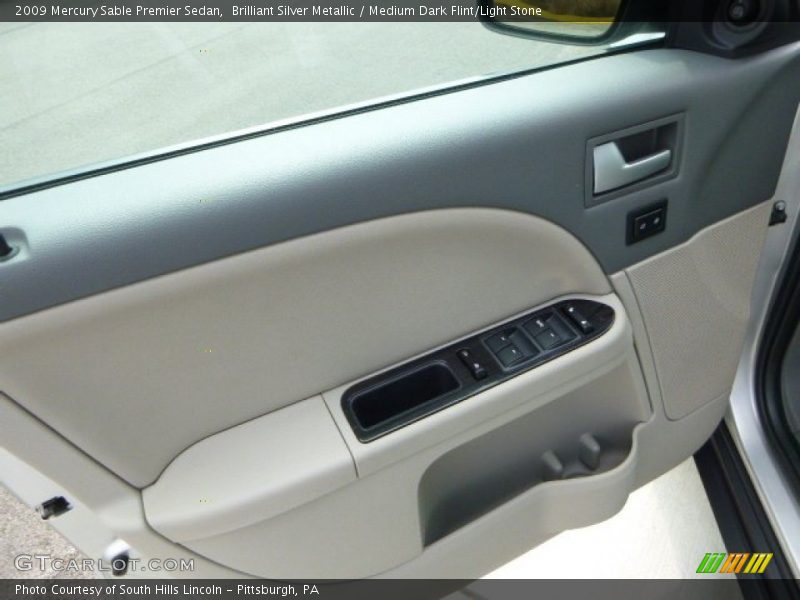 Brilliant Silver Metallic / Medium Dark Flint/Light Stone 2009 Mercury Sable Premier Sedan