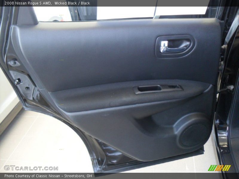 Wicked Black / Black 2008 Nissan Rogue S AWD