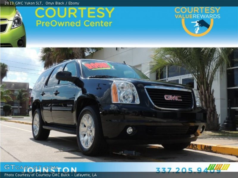 Onyx Black / Ebony 2013 GMC Yukon SLT