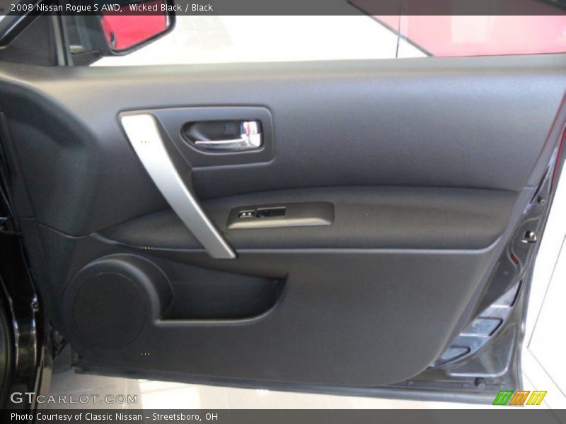 Wicked Black / Black 2008 Nissan Rogue S AWD