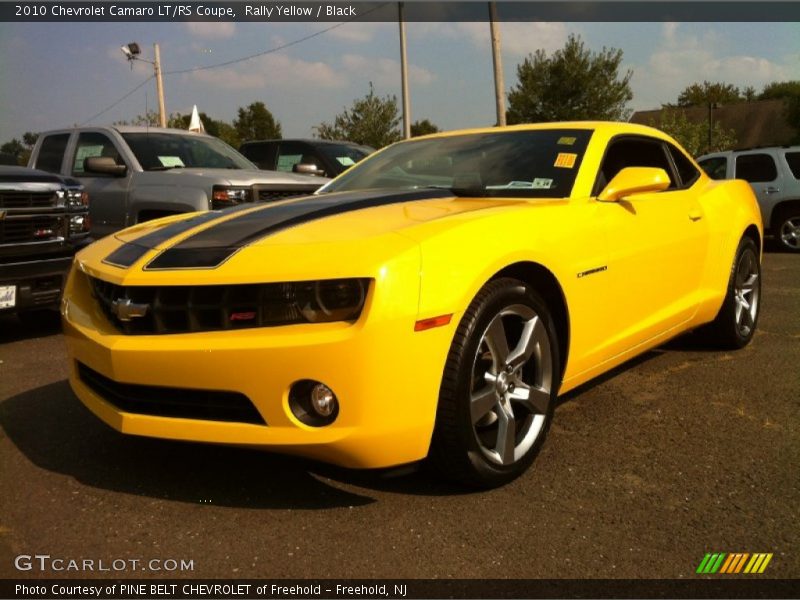 Rally Yellow / Black 2010 Chevrolet Camaro LT/RS Coupe