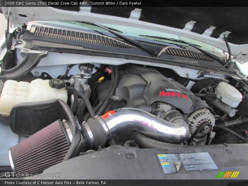 Summit White / Dark Pewter 2006 GMC Sierra 1500 Denali Crew Cab 4WD