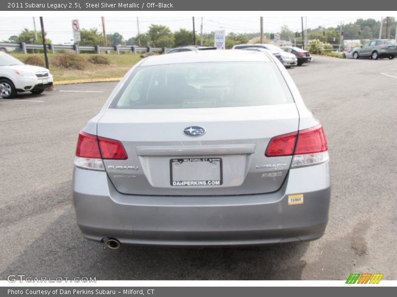 Steel Silver Metallic / Off-Black 2011 Subaru Legacy 2.5i