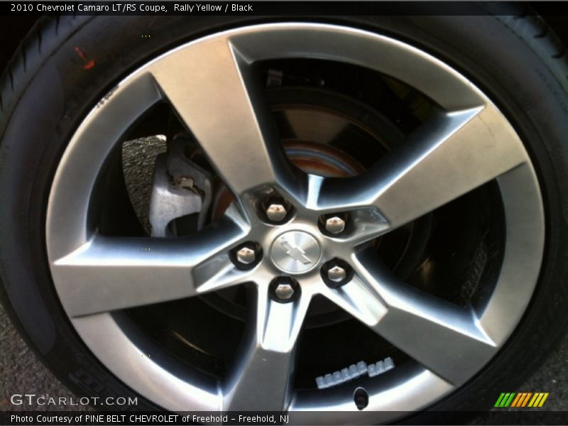 Rally Yellow / Black 2010 Chevrolet Camaro LT/RS Coupe