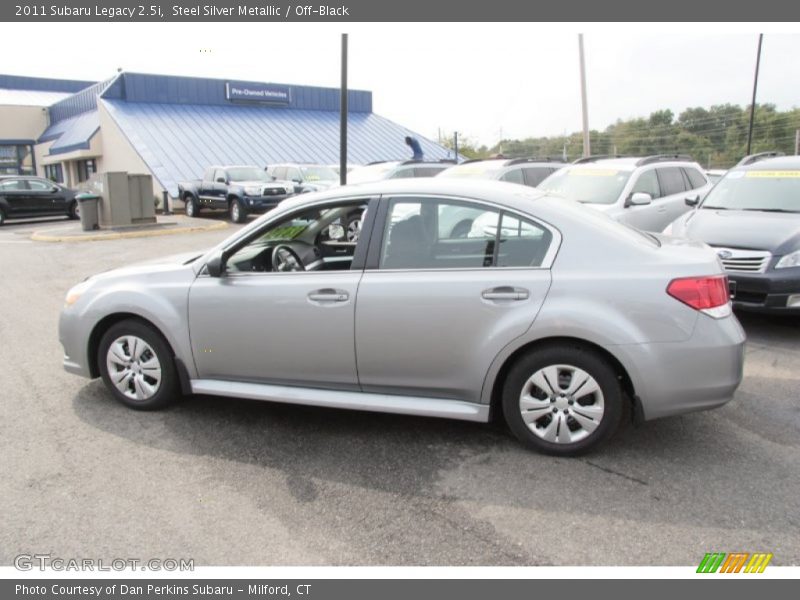 Steel Silver Metallic / Off-Black 2011 Subaru Legacy 2.5i