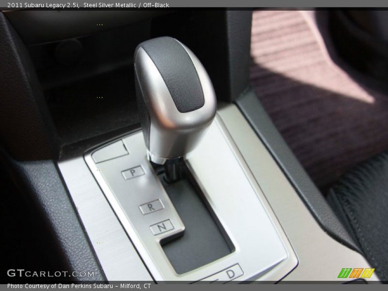 Steel Silver Metallic / Off-Black 2011 Subaru Legacy 2.5i