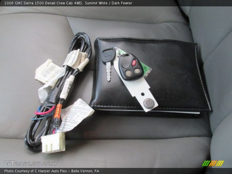 Summit White / Dark Pewter 2006 GMC Sierra 1500 Denali Crew Cab 4WD