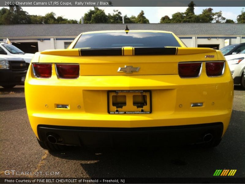 Rally Yellow / Black 2010 Chevrolet Camaro LT/RS Coupe