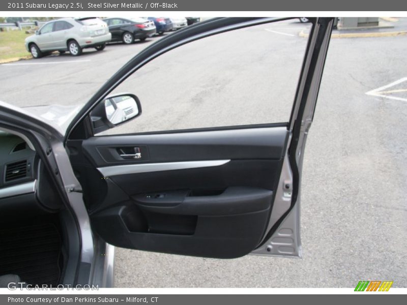 Steel Silver Metallic / Off-Black 2011 Subaru Legacy 2.5i